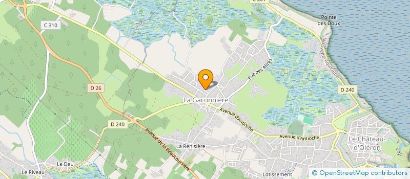 localisation de l'entreprise SOC CIVILE EXPL DE L HUITRIERE OLERONAIS à LE CHATEAU-D'OLERON