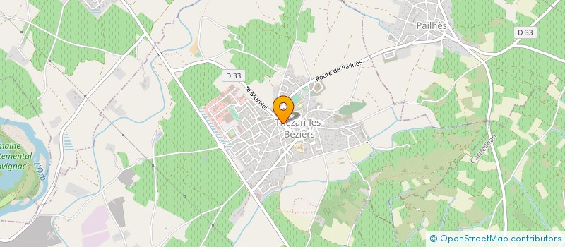 localisation de l'entreprise SOC CIVILE EXPLOI TAILLADE  THEZAN-LES-BEZIERS