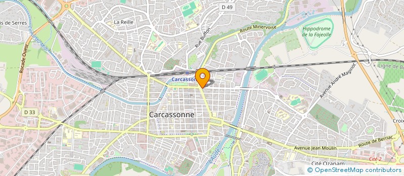 localisation de l'entreprise SOC CIVILE EXPLOIT IMMOBILIERE HARONCOTE à CARCASSONNE