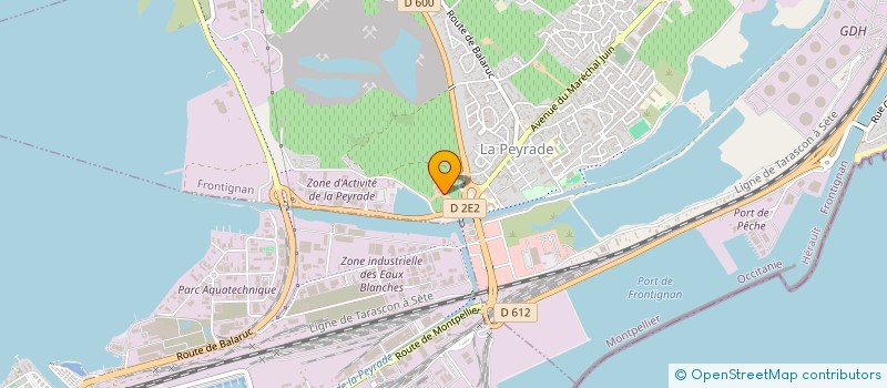 localisation de l'entreprise SOC CIVILE EXPLOITATION AGRIC PASTOUREL à FRONTIGNAN
