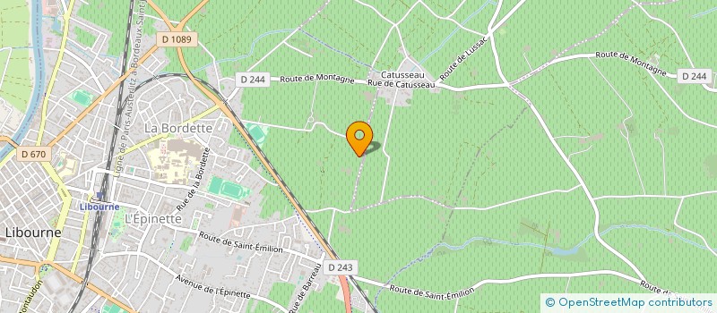 localisation de l'entreprise SOC CIVILE EXPLOITATION CHATEAU FERRAND à LIBOURNE