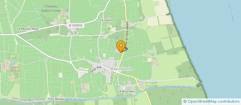 localisation de l'entreprise SOC CIVILE EXPLOITATION CHATEAU GLANA à SAINT-JULIEN-BEYCHEVELLE
