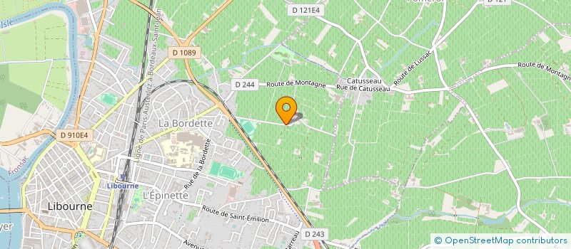 localisation de l'entreprise SOC CIVILE EXPLOITATION VITICOLE MOREAU à LIBOURNE