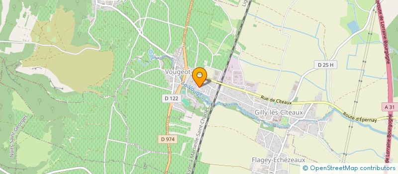 localisation de l'entreprise SOC CIVILE FAMILIALE CHELI  GILLY-LES-CITEAUX