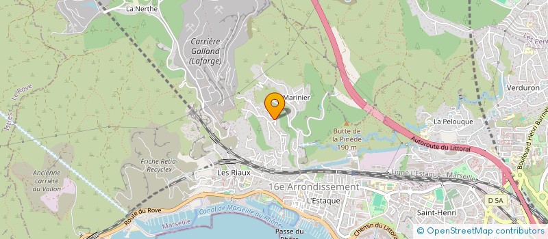 localisation de l'entreprise SOC CIVILE FAMILIALE JACQUART  MARSEILLE