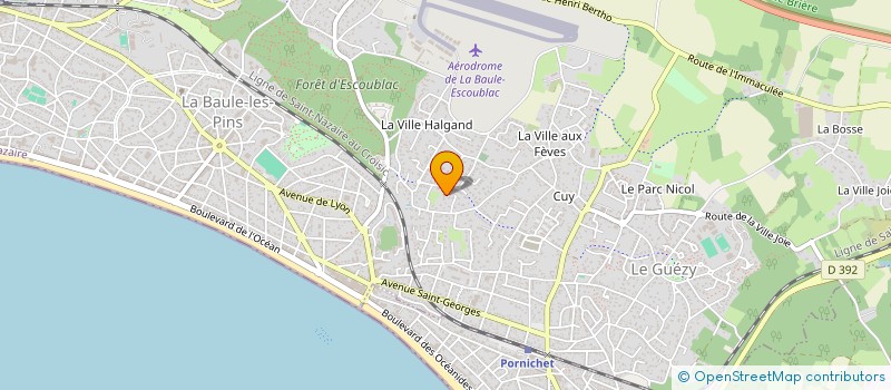 localisation de l'entreprise SOC CIVILE FAMILIALE LE MONNIER GUERIN  LA BAULE-ESCOUBLAC