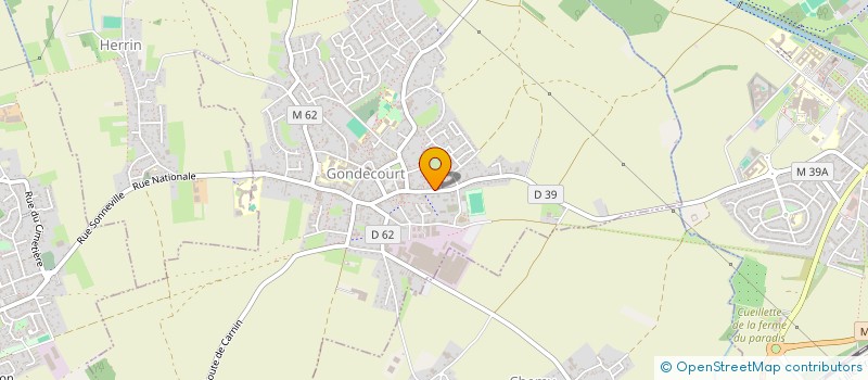 localisation de l'entreprise SOC CIVILE FAUQUENOY IMMOBILIER  GONDECOURT