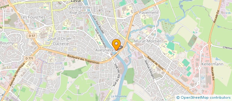 localisation de l'entreprise SOC CIVILE FEINTE DE SAGAZAN à LAVAL