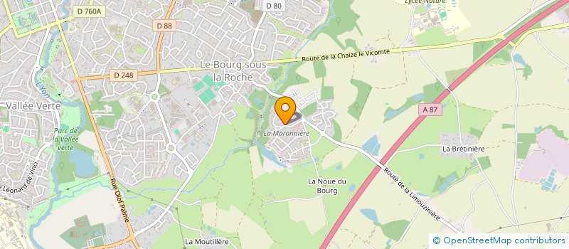 localisation de l'entreprise SOC CIVILE FEINTE JANVIER  LA ROCHE-SUR-YON