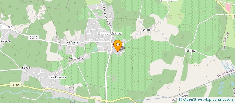 localisation de l'entreprise SOC CIVILE FERMIERE CHATEAU CISSAC à CISSAC-MEDOC