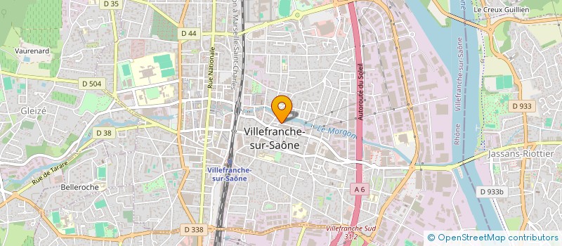 localisation de l'entreprise SOC CIVILE FINANCIERE J H C à VILLEFRANCHE-SUR-SAONE