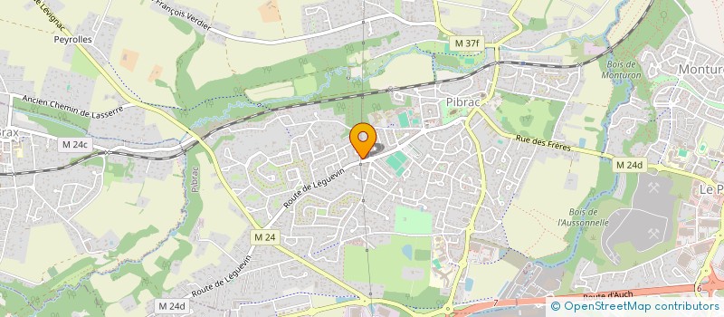 localisation de l'entreprise SOC CIVILE FONCIERE EVAL  PIBRAC