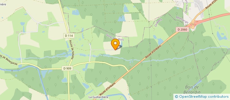 localisation de l'entreprise SOC CIVILE FORESTIERE AGRICOLE BELLARDIN à SURY-AUX-BOIS