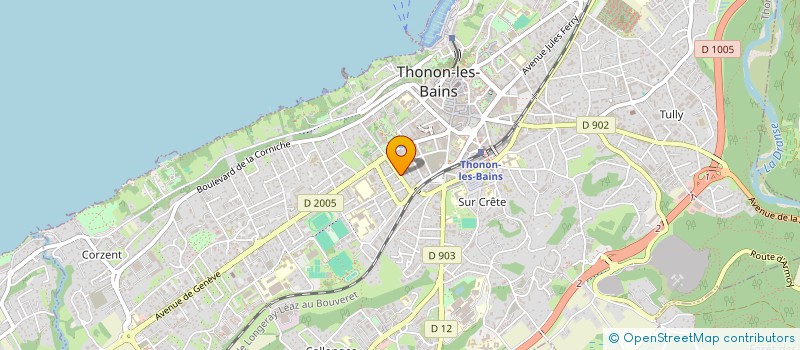 localisation de l'entreprise SOC CIVILE FORESTIERE DU DAUPHINE à THONON-LES-BAINS