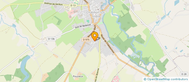 localisation de l'entreprise SOC CIVILE FORESTIERE DU MARCHAIS GIRAUD à CHATILLON-SUR-INDRE