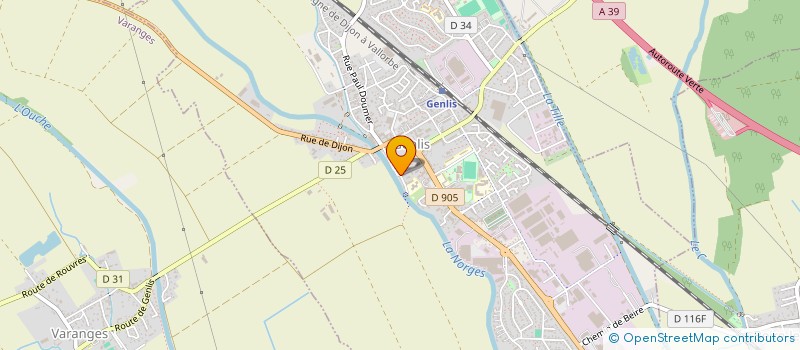 localisation de l'entreprise SOC CIVILE FORESTIERE ET DE REBOISEMENT  GENLIS