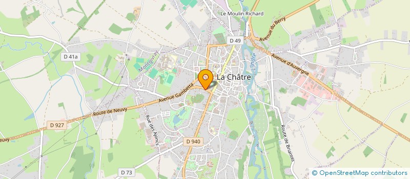 localisation de l'entreprise SOC CIVILE FRESMA à LA CHATRE