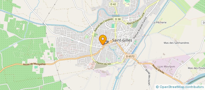 localisation de l'entreprise SOC CIVILE GEORGES à ST GILLES