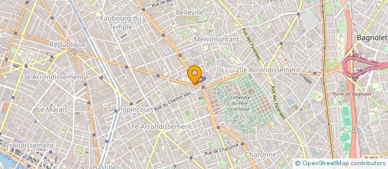 localisation de l'entreprise SOC CIVILE GISIMMO à PARIS