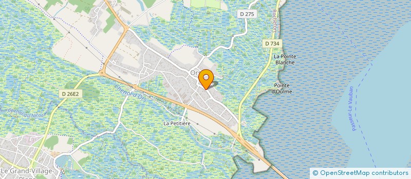 localisation de l'entreprise SOC CIVILE GJKN LA RUCHE  LE CHATEAU-D'OLERON