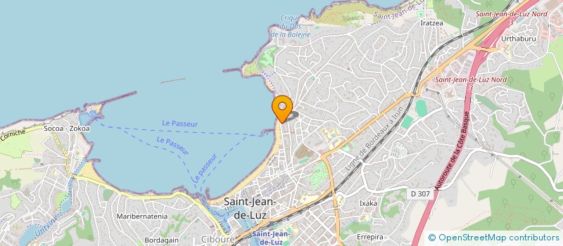 localisation de l'entreprise SOC CIVILE GREMU à SAINT-JEAN-DE-LUZ