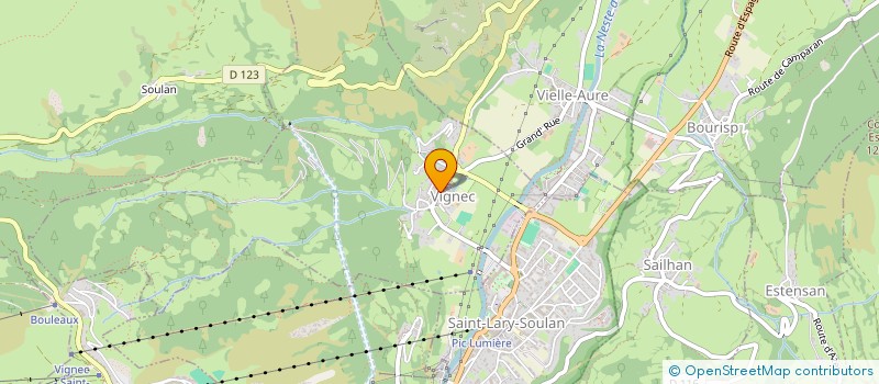 localisation de l'entreprise SOC CIVILE GUITET  SAINT-LARY-SOULAN