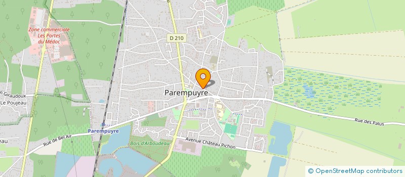 localisation de l'entreprise SOC CIVILE HABITAT EOLE J.S.V.  PAREMPUYRE