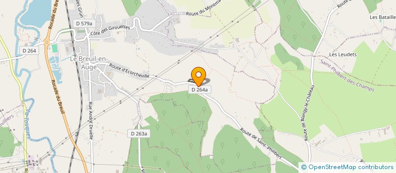 localisation de l'entreprise SOC CIVILE HOLDING AL.FA  LE BREUIL-EN-AUGE