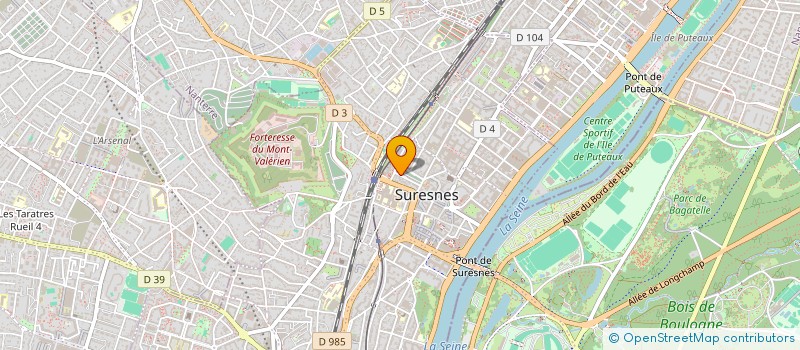 localisation de l'entreprise SOC CIVILE HOLDING HOTELIER DE MONTAGNE à SURESNES