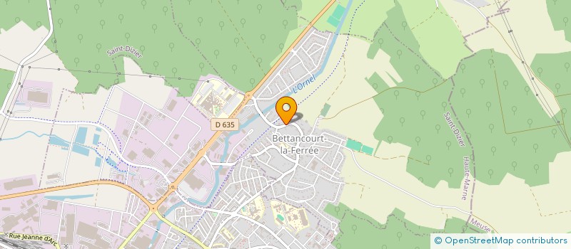 localisation de l'entreprise SOC CIVILE HORTICOLE DE L'ORNEL à BETTANCOURT-LA-FERREE