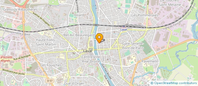 localisation de l'entreprise SOC CIVILE HUIT à LAVAL