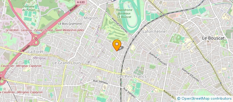 localisation de l'entreprise SOC CIVILE IGUZKIA à BORDEAUX