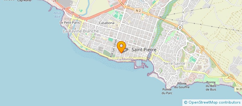 localisation de l'entreprise SOC CIVILE IMM MARINA à SAINT-PIERRE
