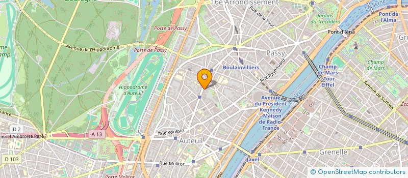 localisation de l'entreprise SOC CIVILE IMMEU AFFEC ECOLES PROFESS DE L' ORT  PARIS