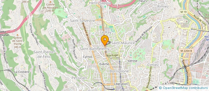 localisation de l'entreprise SOC CIVILE IMMOB ACHERNA à NICE