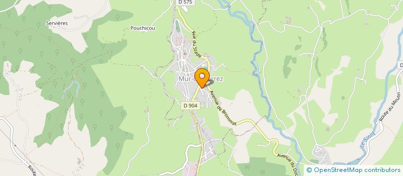 localisation de l'entreprise SOC CIVILE IMMOB DENOMMEE SCI G.W  MUR-DE-BARREZ