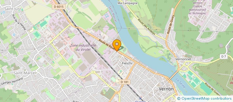 localisation de l'entreprise SOC CIVILE IMMOB DU 75 AVENUE DE ROUEN  VERNON