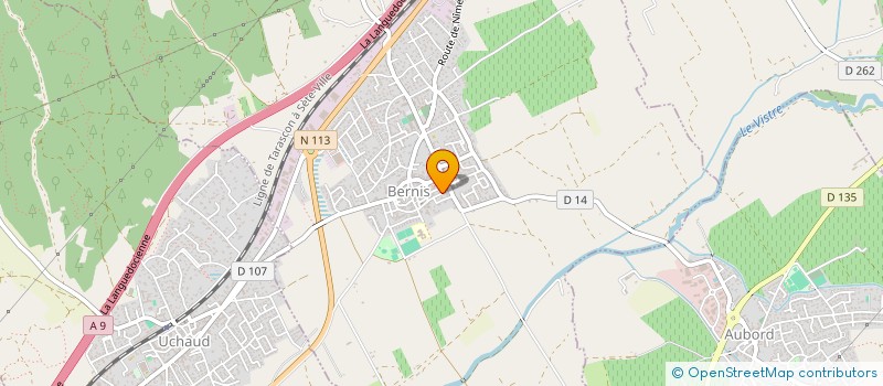 localisation de l'entreprise SOC  CIVILE IMMOB J DE B  BERNIS