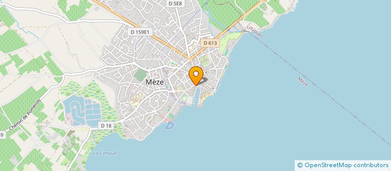 localisation de l'entreprise SOC CIVILE IMMOB.PEYTAL à MEZE