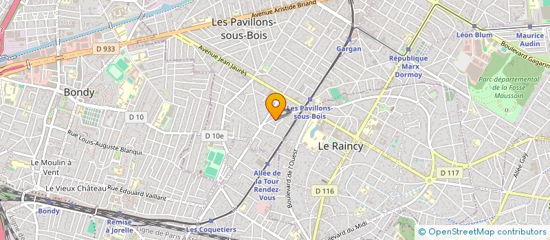 localisation de l'entreprise SOC CIVILE IMMOBILIERE à LES PAVILLONS-SOUS-BOIS