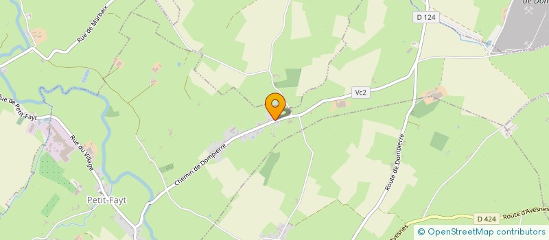 localisation de l'entreprise SOC CIVILE IMMOBILIERE A M T D  PETIT-FAYT