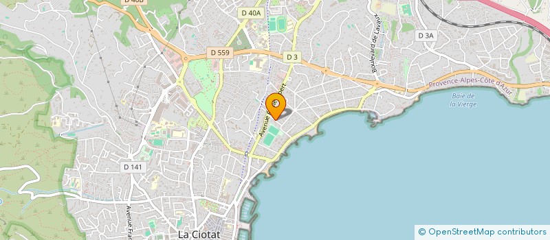 localisation de l'entreprise SOC CIVILE IMMOBILIERE CLAIRE ELISE  LA CIOTAT