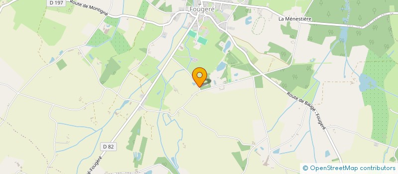 localisation de l'entreprise SOC CIVILE IMMOBILIERE DE GATINE à BAUGE-EN-ANJOU