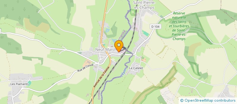 localisation de l'entreprise SOC CIVILE IMMOBILIERE DE L'EPTE  NEUF-MARCHE