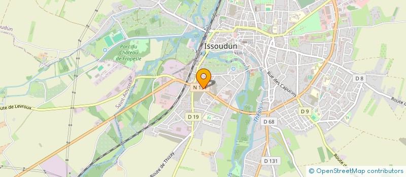 localisation de l'entreprise SOC CIVILE IMMOBILIERE DES ALOUETTES  ISSOUDUN