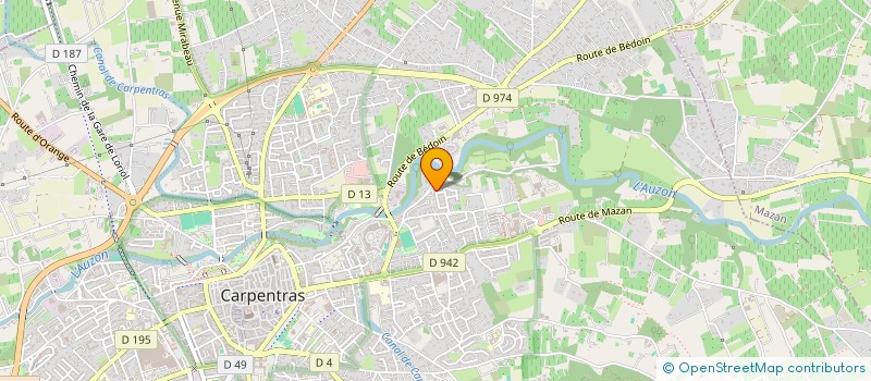 localisation de l'entreprise SOC CIVILE IMMOBILIERE DES LAURIERS  CARPENTRAS