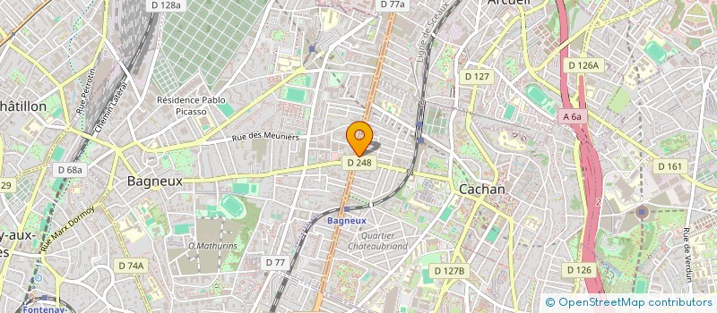 localisation de l'entreprise SOC CIVILE IMMOBILIERE DES LUMIERES à CACHAN