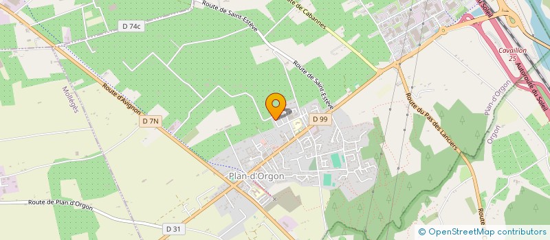 localisation de l'entreprise SOC CIVILE IMMOBILIERE DES MOLASSIS à PLAN-D'ORGON