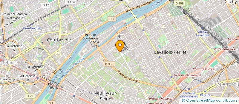 localisation de l'entreprise SOC CIVILE IMMOBILIERE FARAMON à NEUILLY-SUR-SEINE
