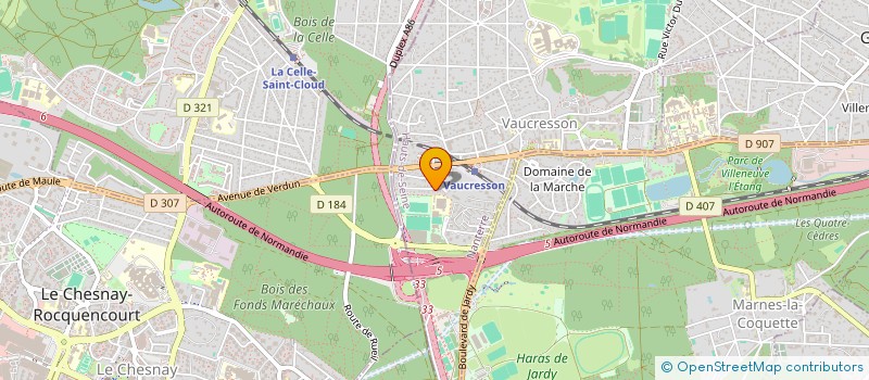localisation de l'entreprise SOC CIVILE IMMOBILIERE FEDER & TOUBOUL à VAUCRESSON